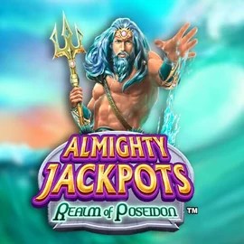 Almighty Jackpots – Realm of Poseidon logo by Novomatic at WinLion Casino