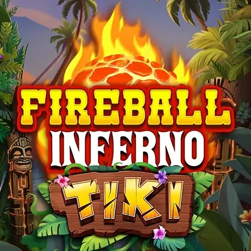 Fireball Inferno Tiki logo by NetEnt at WinLion Casino