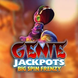 Official Jackpots logo: Genie Jackpots: Big Spin Frenzy by Blueprint Gaming at WinLion Casino