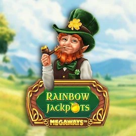 Jackpots logo of Rainbow Jackpots Megaways from Red Tiger Gaming at WinLion Casino
