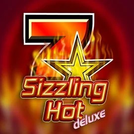 Sizzling Hot Deluxe slot logo by Novomatic at WinLion Casino
