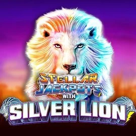 Try Stellar Jackpots with Silver Lion slot by Lightning Box Game on winslion.ca – logo image