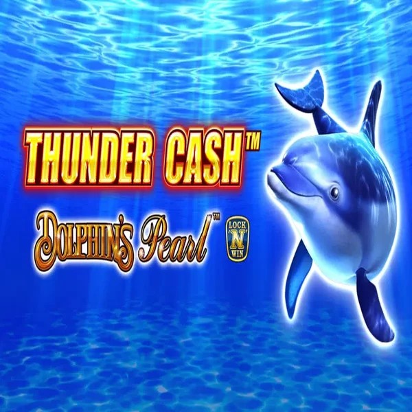 Official Slots logo: Thunder Cash Dolphins Pearl by Novomatic at WinLion Casino