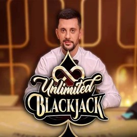 Unlimited Blackjack logo by Ezugi WinLion Casino